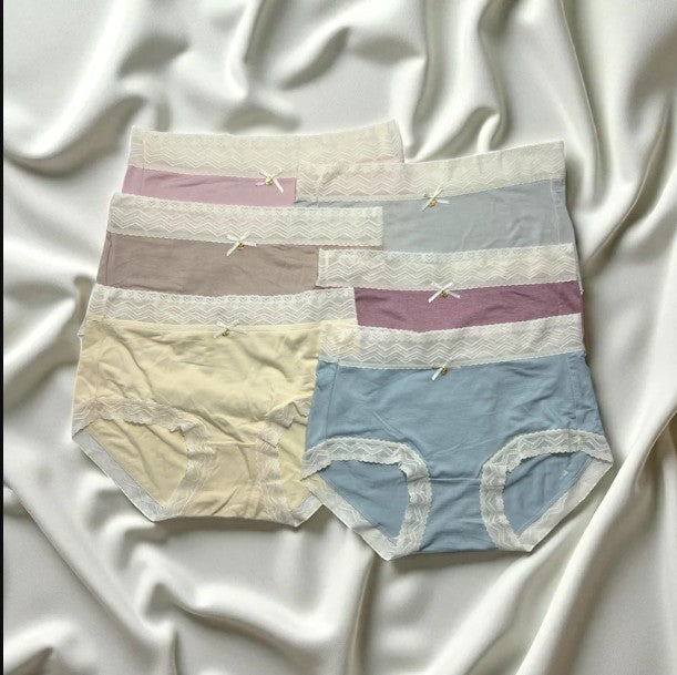 Soft Plain Rib Lace Panty